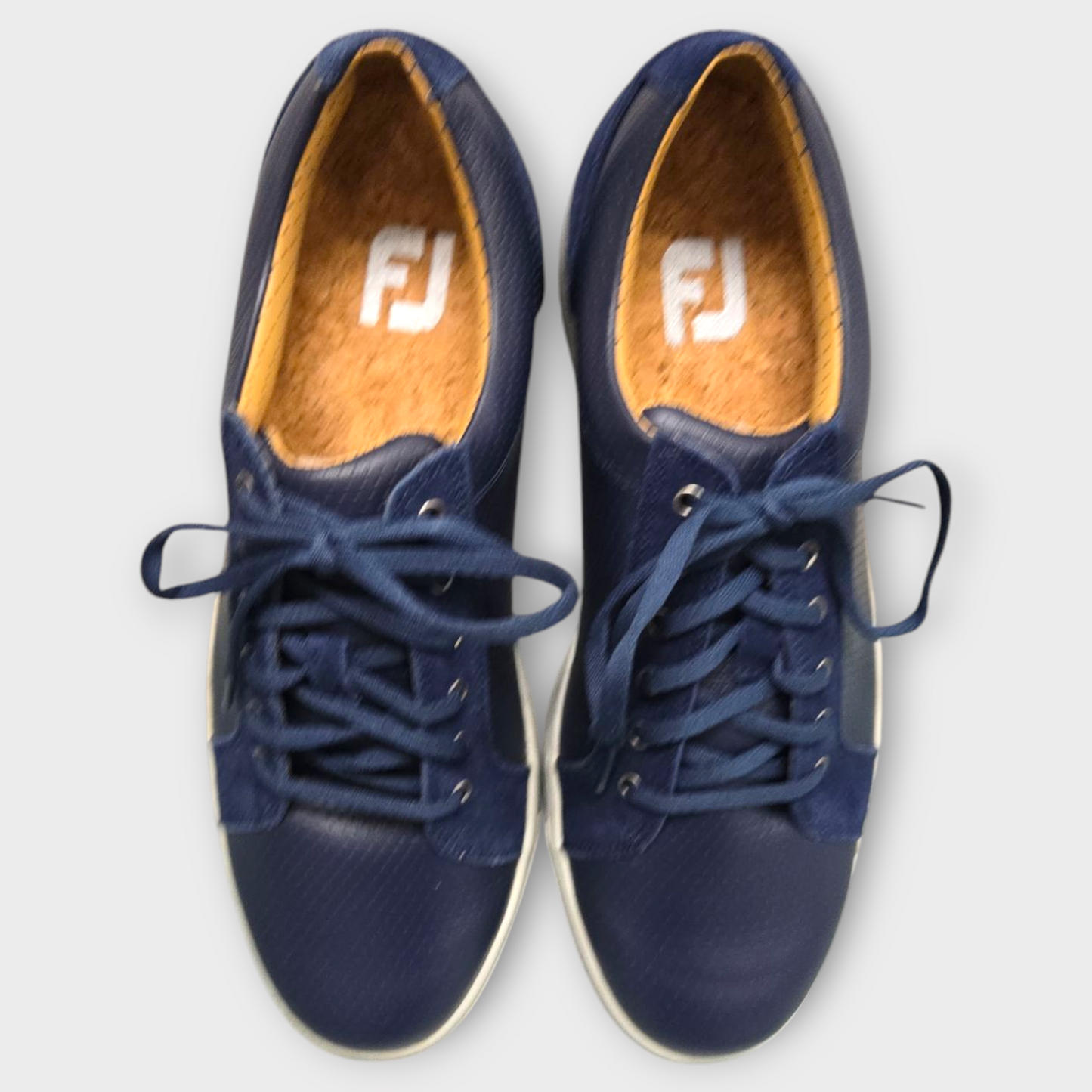 FootJoy Golf Men's Shoes Spikeless Club Casuals (Navy/Gray) - US 9.5