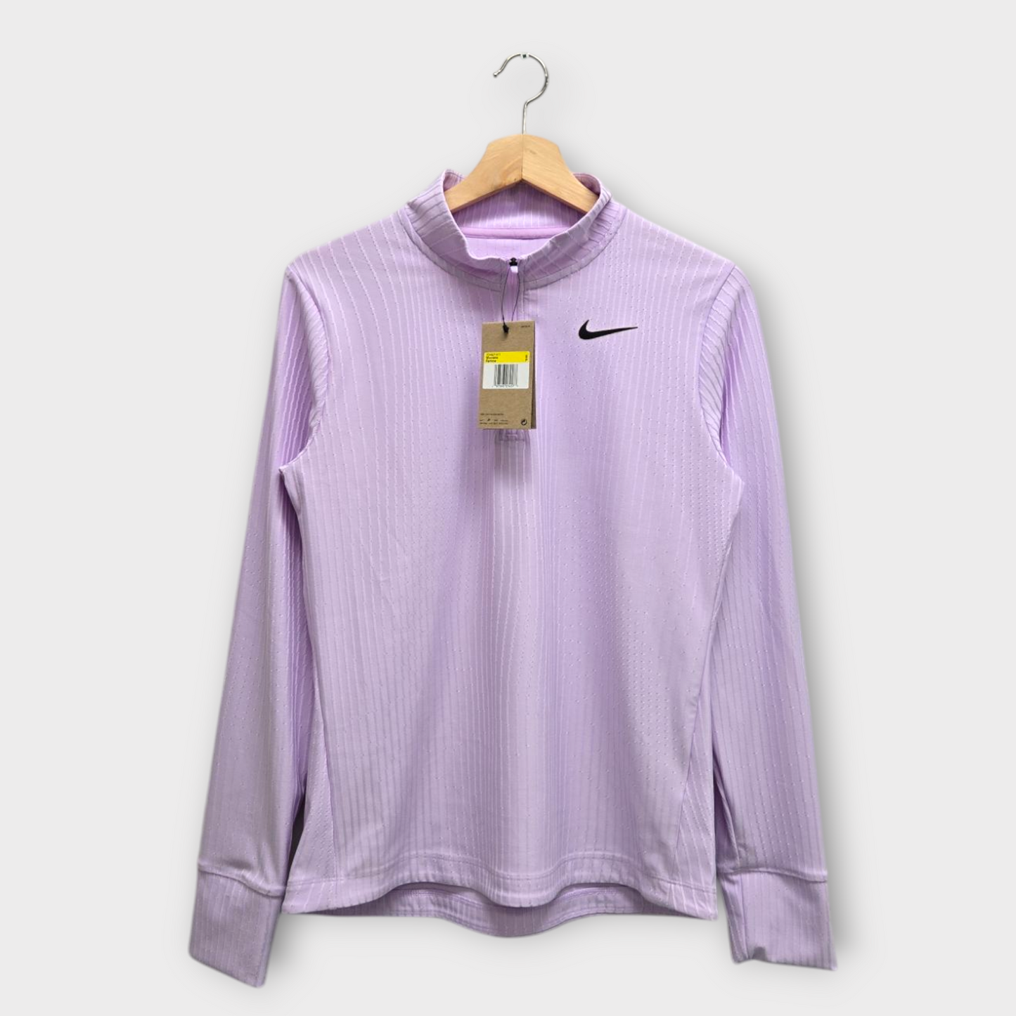 Nike Golf Women's Pullover Tour Dri-FIT ADV 1/4-Zip (Light Purple) - Small