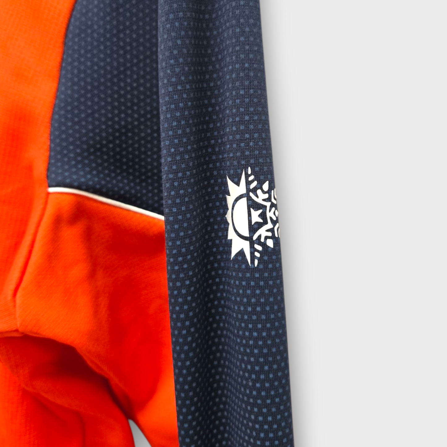Galvin Green Golf Men's Pullover Daxton Insula w/Logo (Orange/Navy) - Small