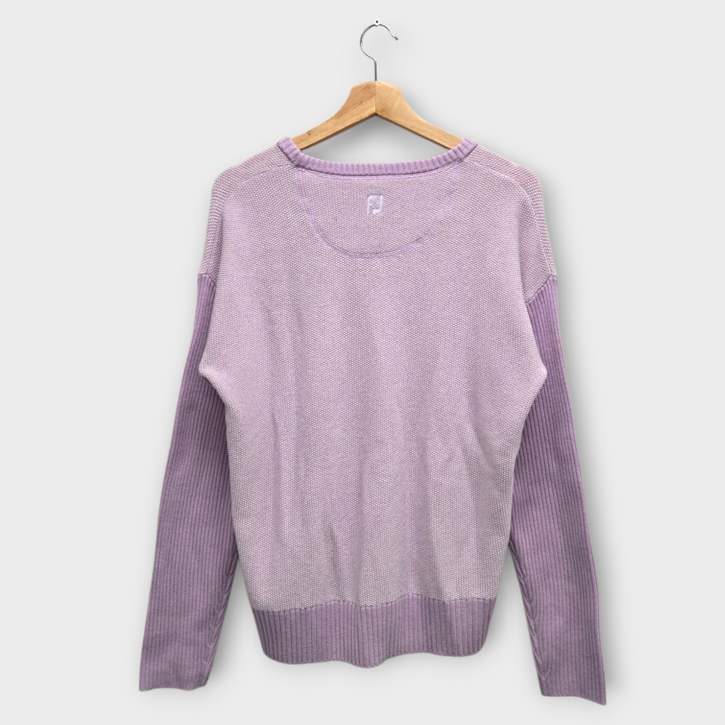FootJoy Golf Women's Sweater Crewneck Long Sleeve (Purple) - Medium