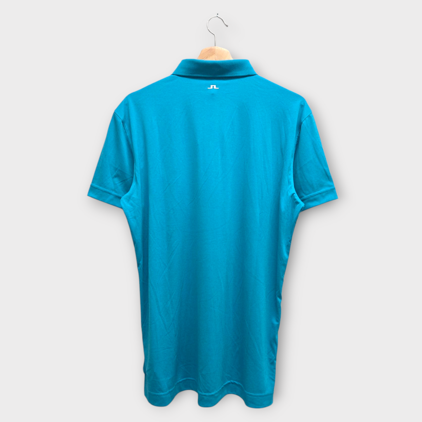 J.Lindeberg Golf Men's Polo Shirt Blake Slim Fit (Blue) - Medium
