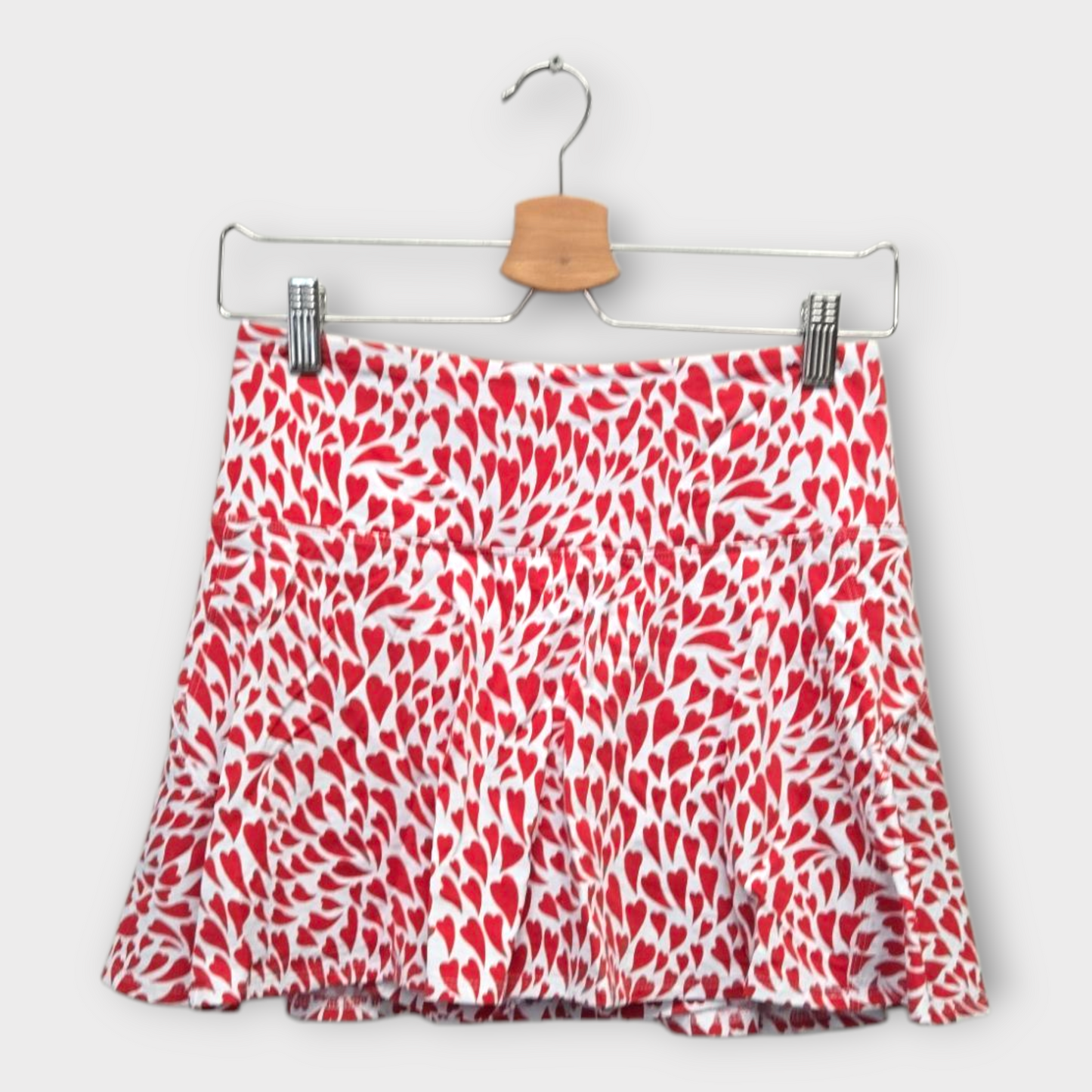 IBKUL Golf Women's Skort Print (Red/White) - Small