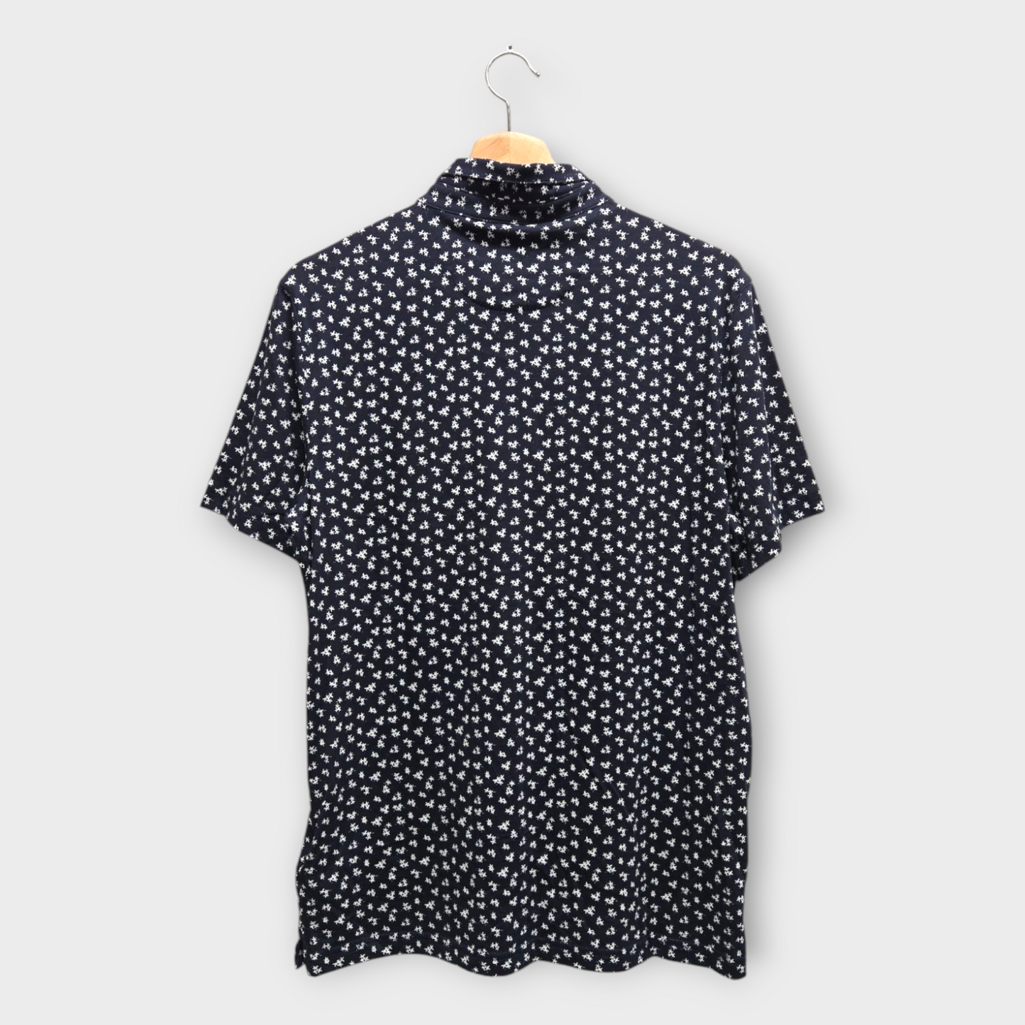 Michael Kors Golf Men's Polo Shirt Printed (Navy/White) - Small