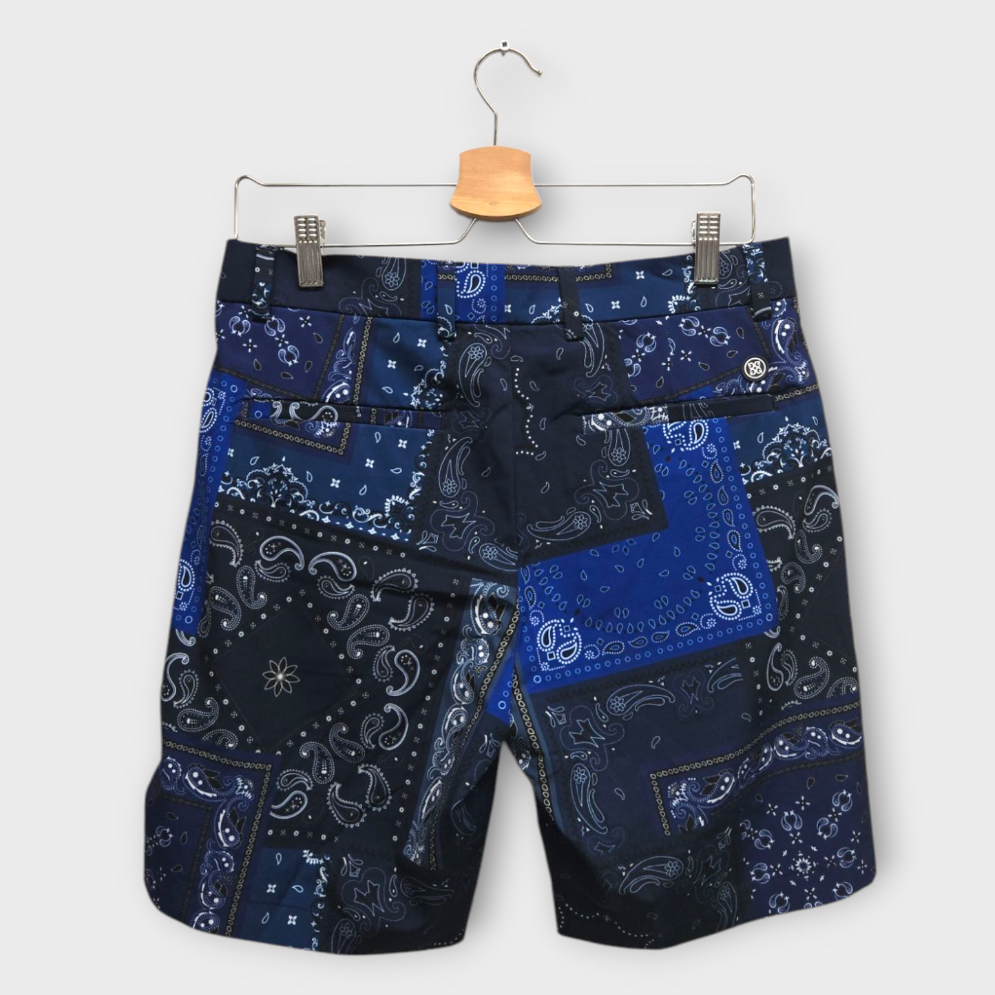 G/Fore Golf Men's Shorts Maverick Print (Navy/Blue) - 30W