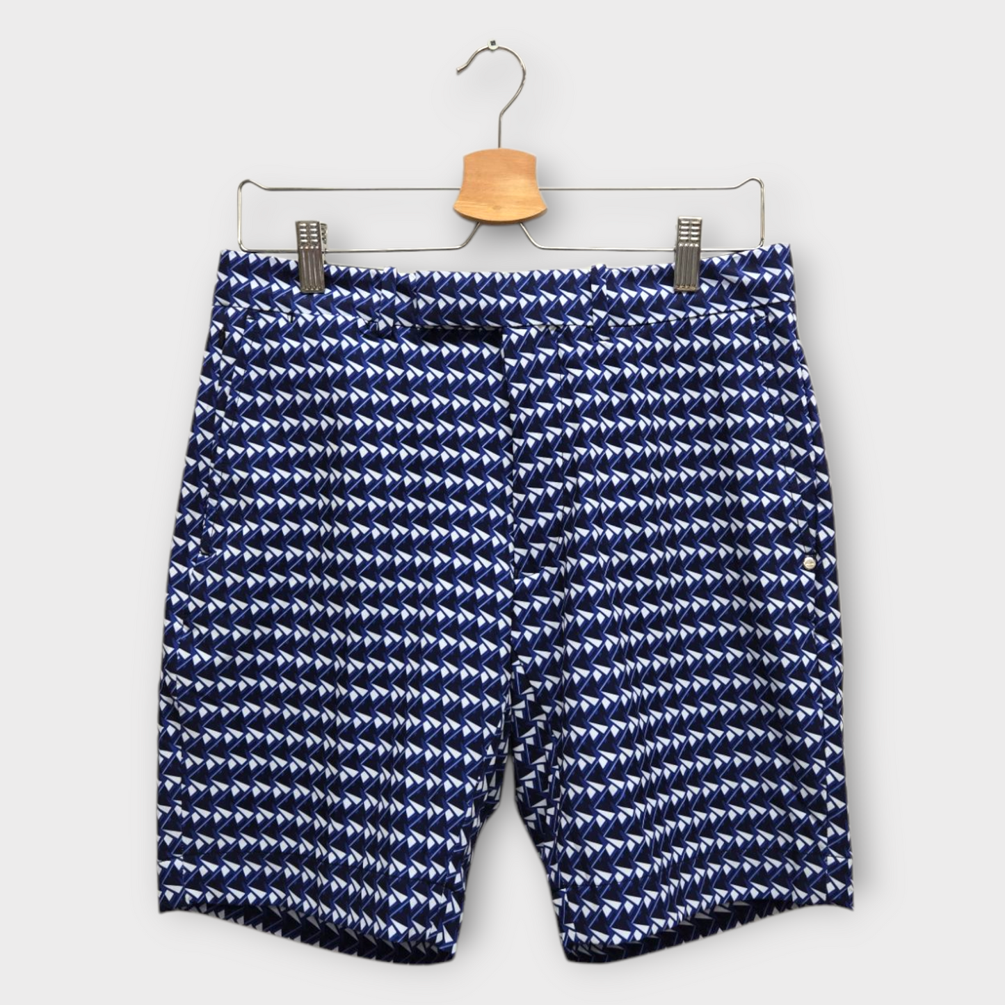 Ralph Lauren RLX Golf Men's Shorts Pattern Tailored Fit (Blue/White) - 30W