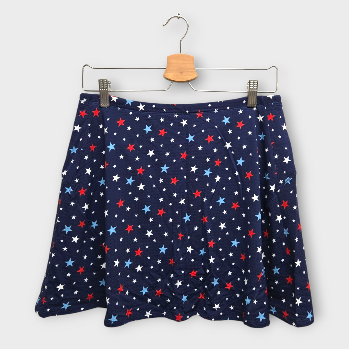 IBKUL Golf Women's Skort Star Print (Navy/White/Red) - Small