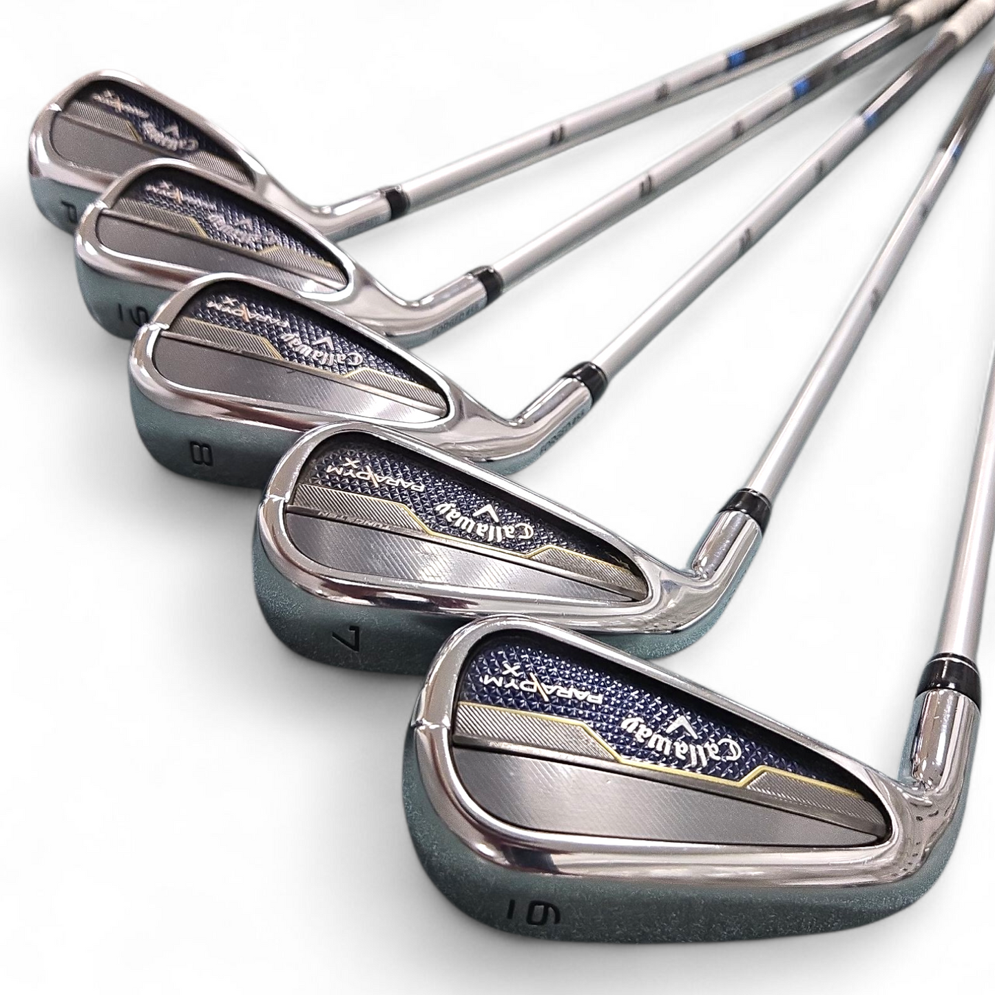 Callaway Golf Paradym X #6, 7, 8, 9 & P A-Flex Left Handed Graphite Iron Set (Pre-owned)