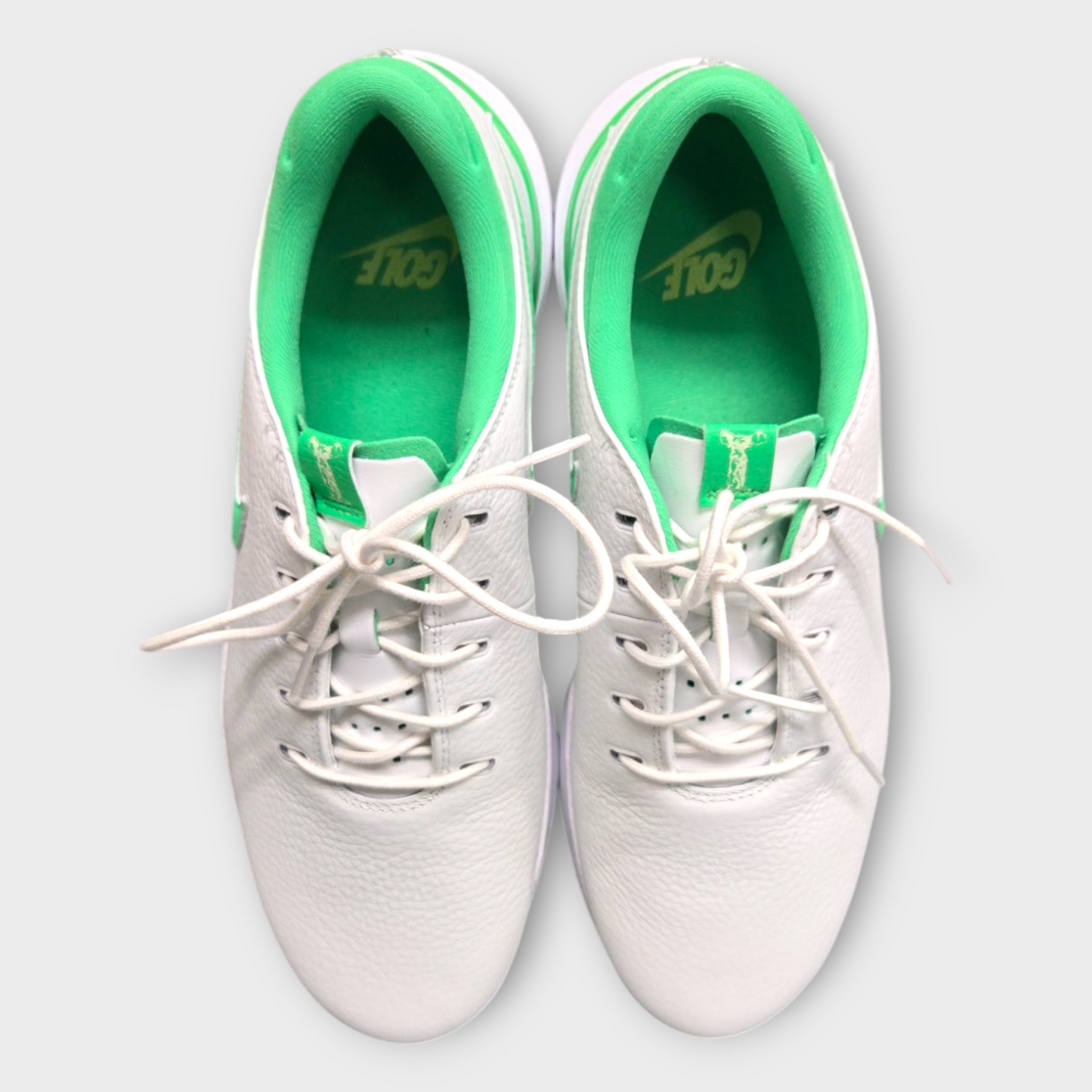 Nike Golf Men's Shoes Spiked Air Zoom Victory Tour 3 (White/Green) - US 9