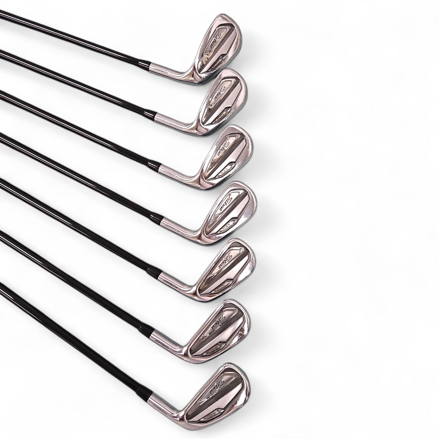Titleist Golf T100S #5, 6, 7, 8, 9, P & 48 S-Flex Right Handed Graphite Iron Set (Pre-owned)
