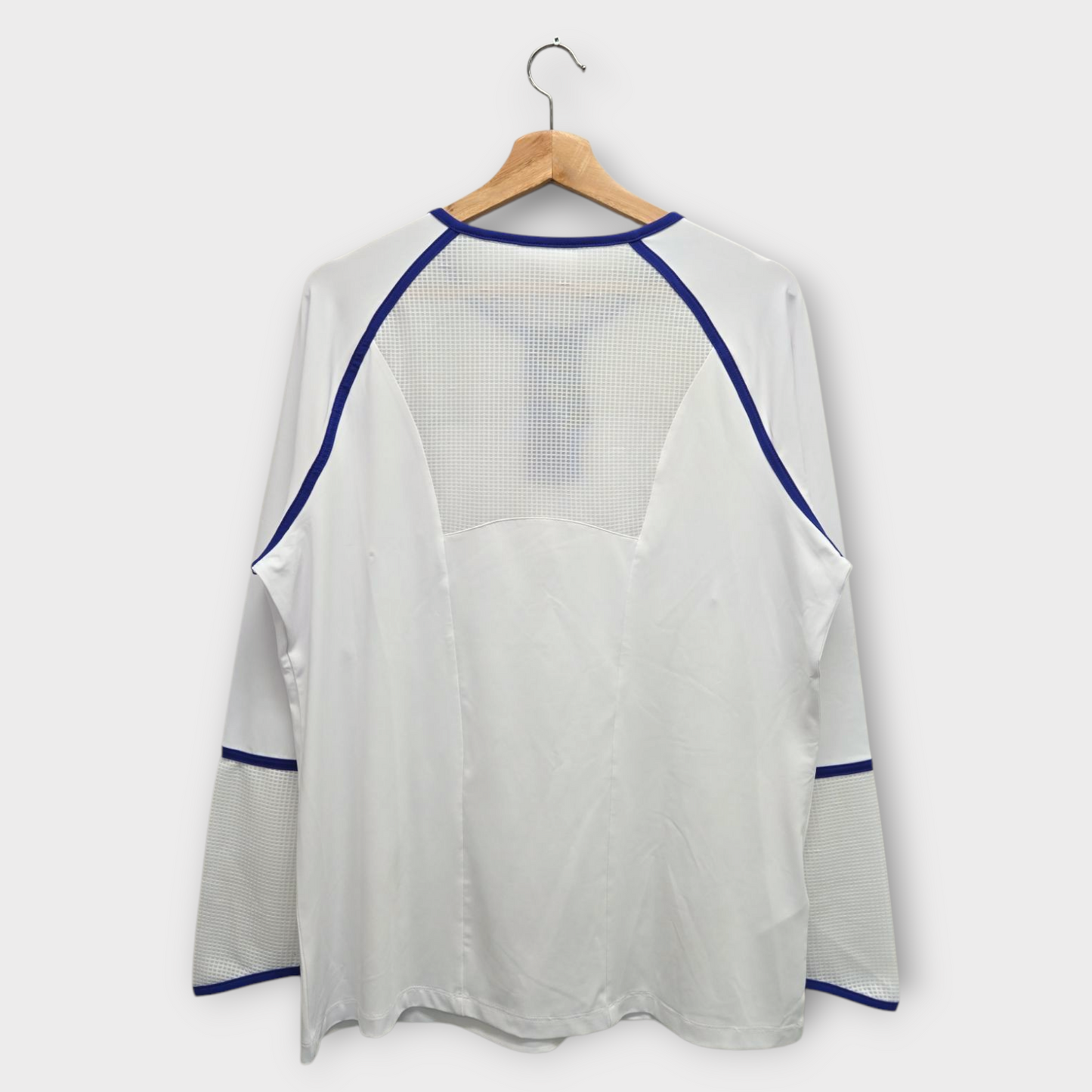 Original Penguin Tennis Women's Top Long Sleeve (White/Purple) - X-Large