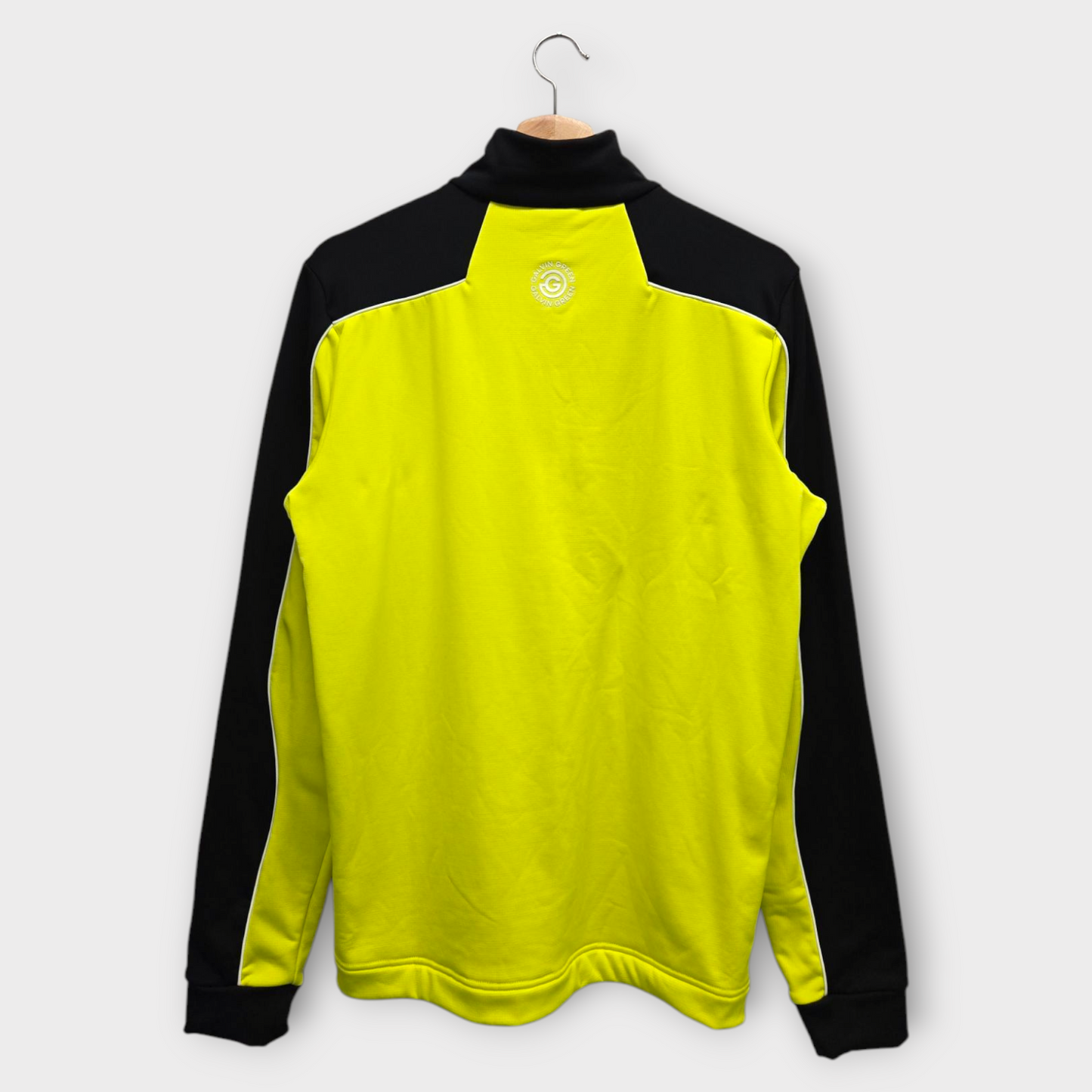 Galvin Green Golf Men's Pullover Dave Insula (Yellow/Black) - Medium