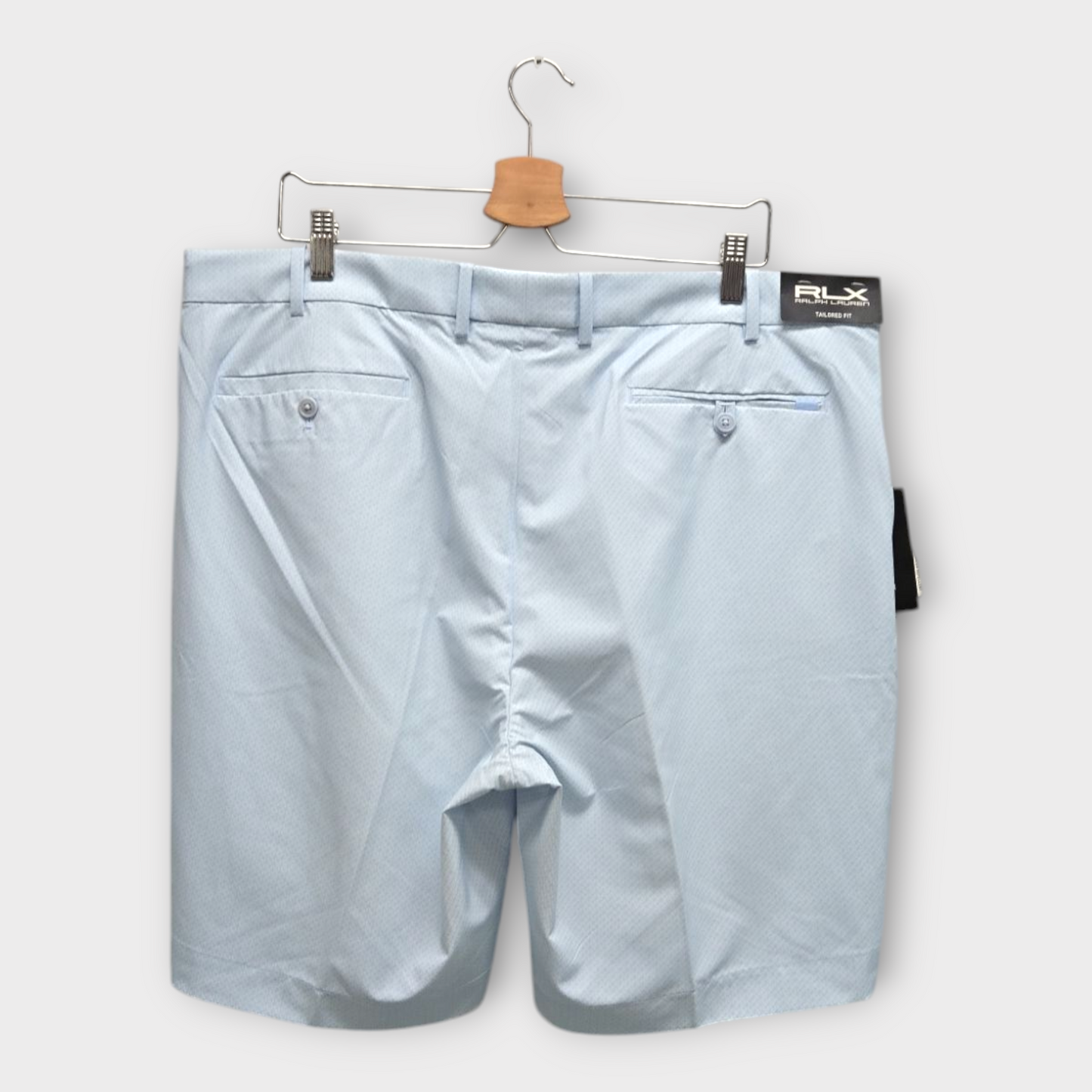 Ralph Lauren RLX Golf Men's Shorts Tailored Fit Pattern (Blue/White) - US 40