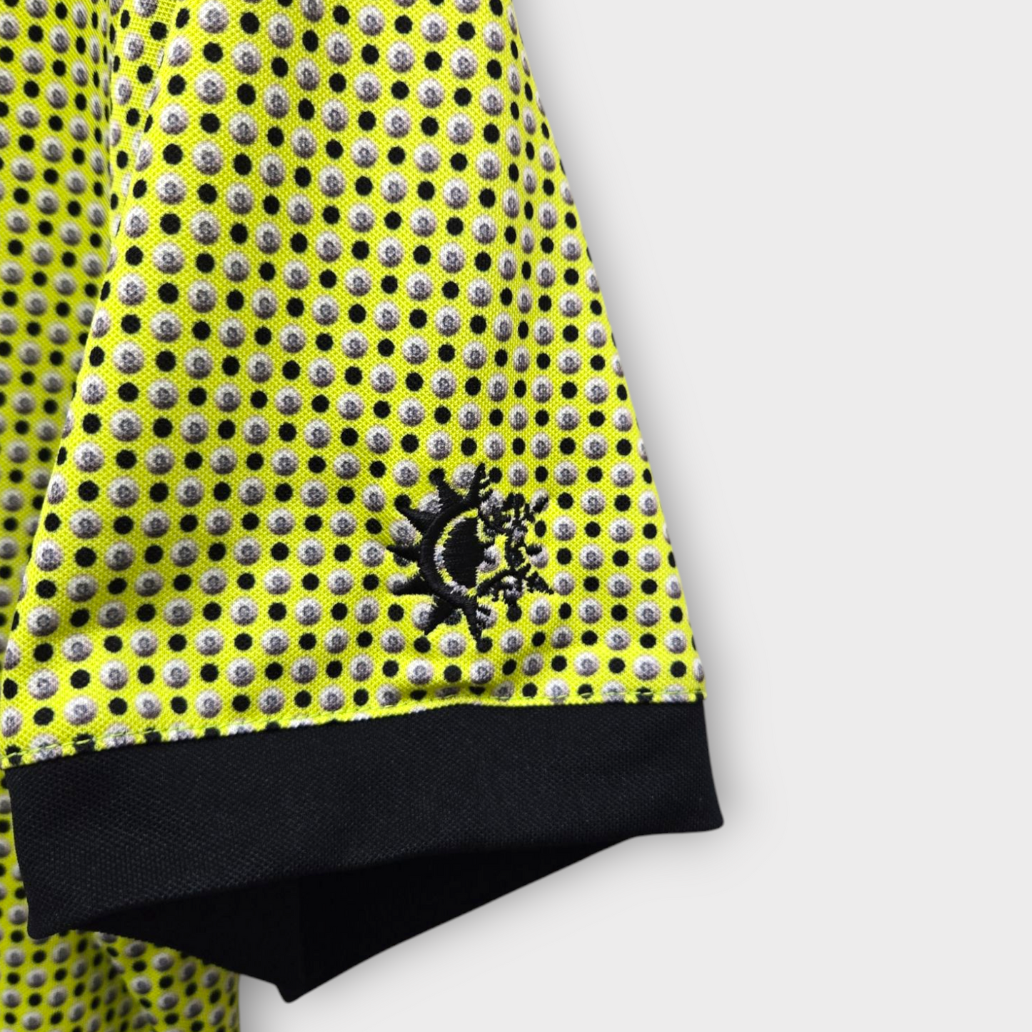 Galvin Green Golf Men's Polo Shirt Mate w/Logo (Lime/Black) - Small