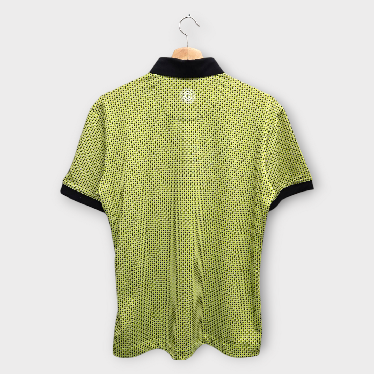 Galvin Green Golf Men's Polo Shirt Mate w/Logo (Lime/Black) - Small