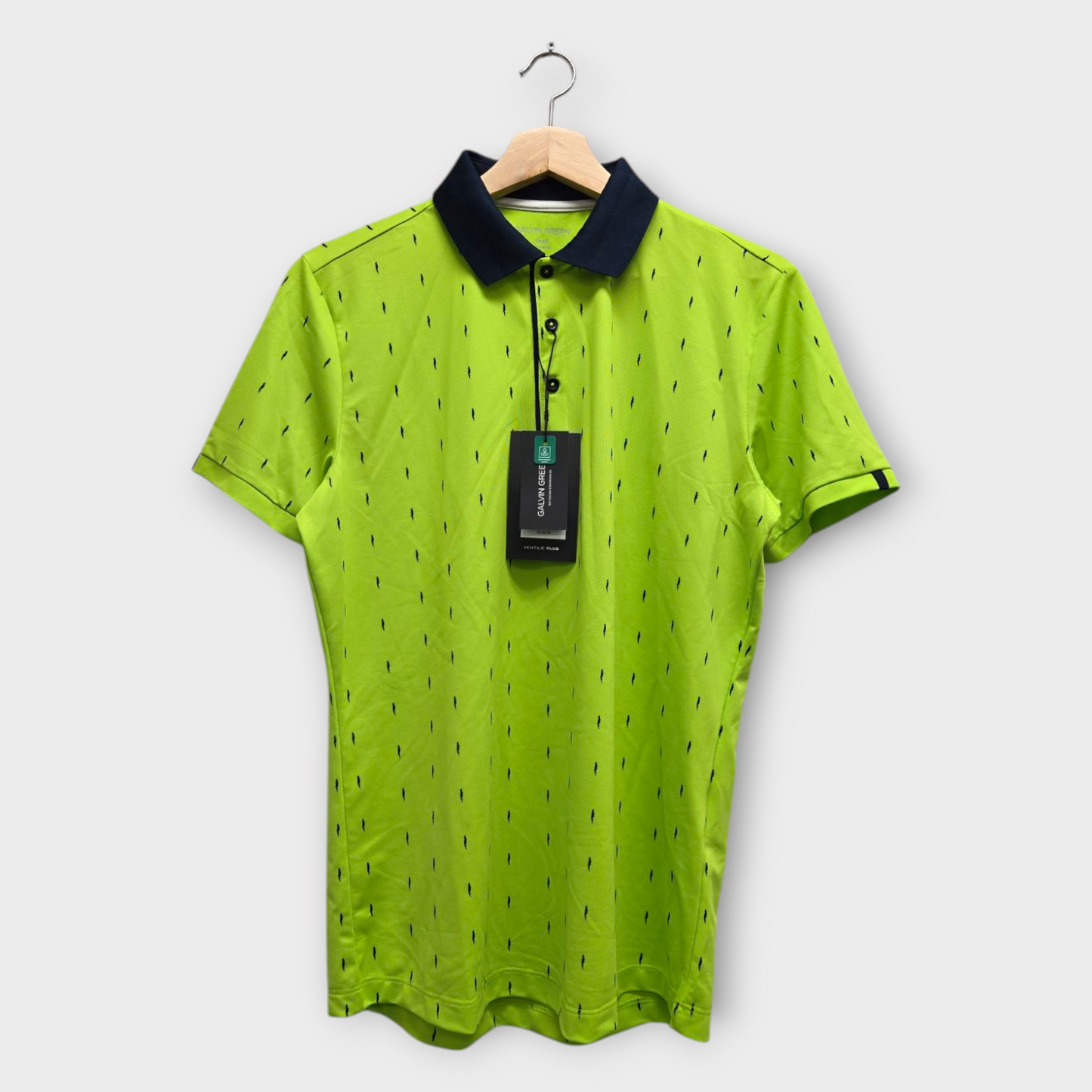 Galvin Green Golf Men's Polo Shirt Mayson (Green/Navy) - Small