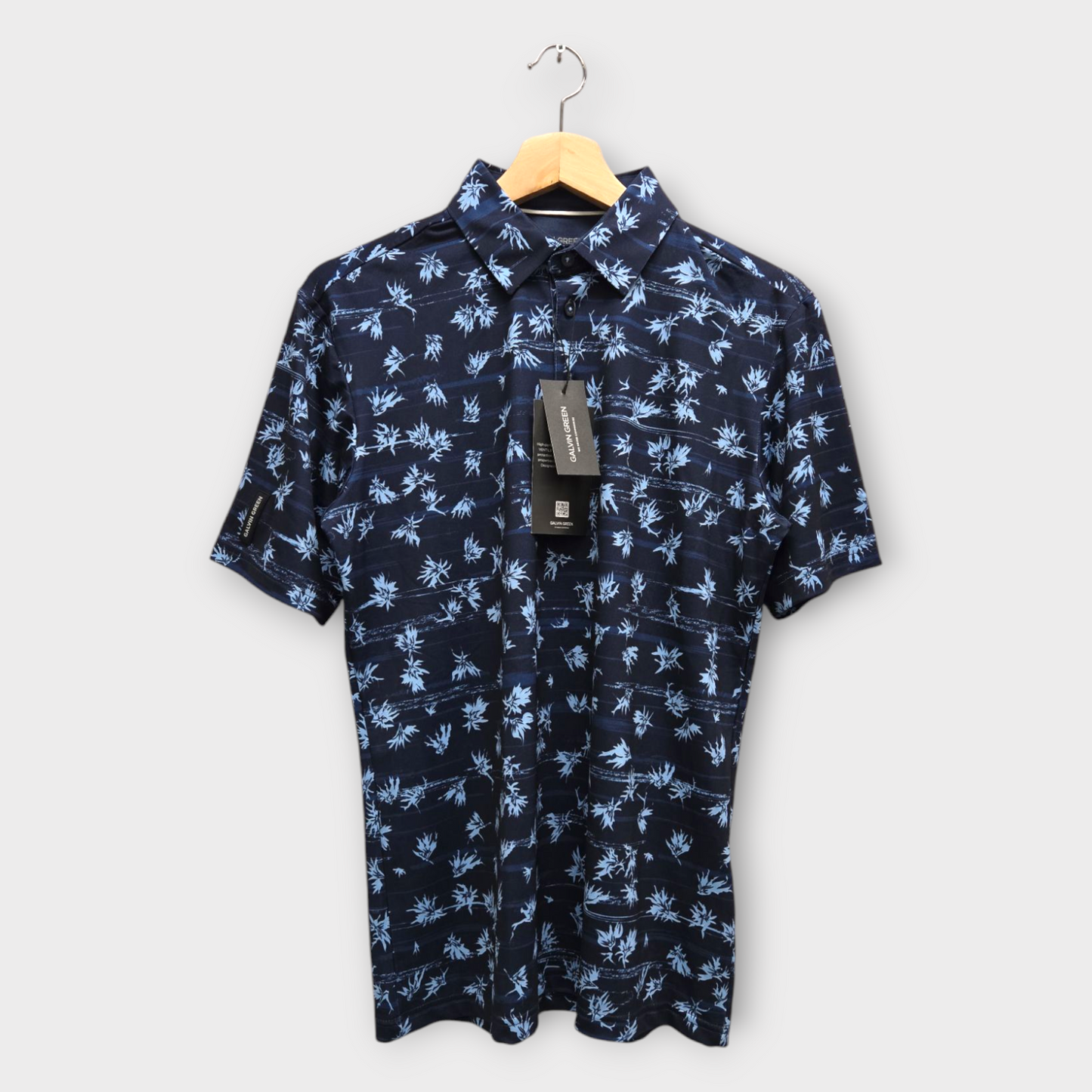 Galvin Green Golf Men's Polo Shirt Malik (Navy/Blue) - Small
