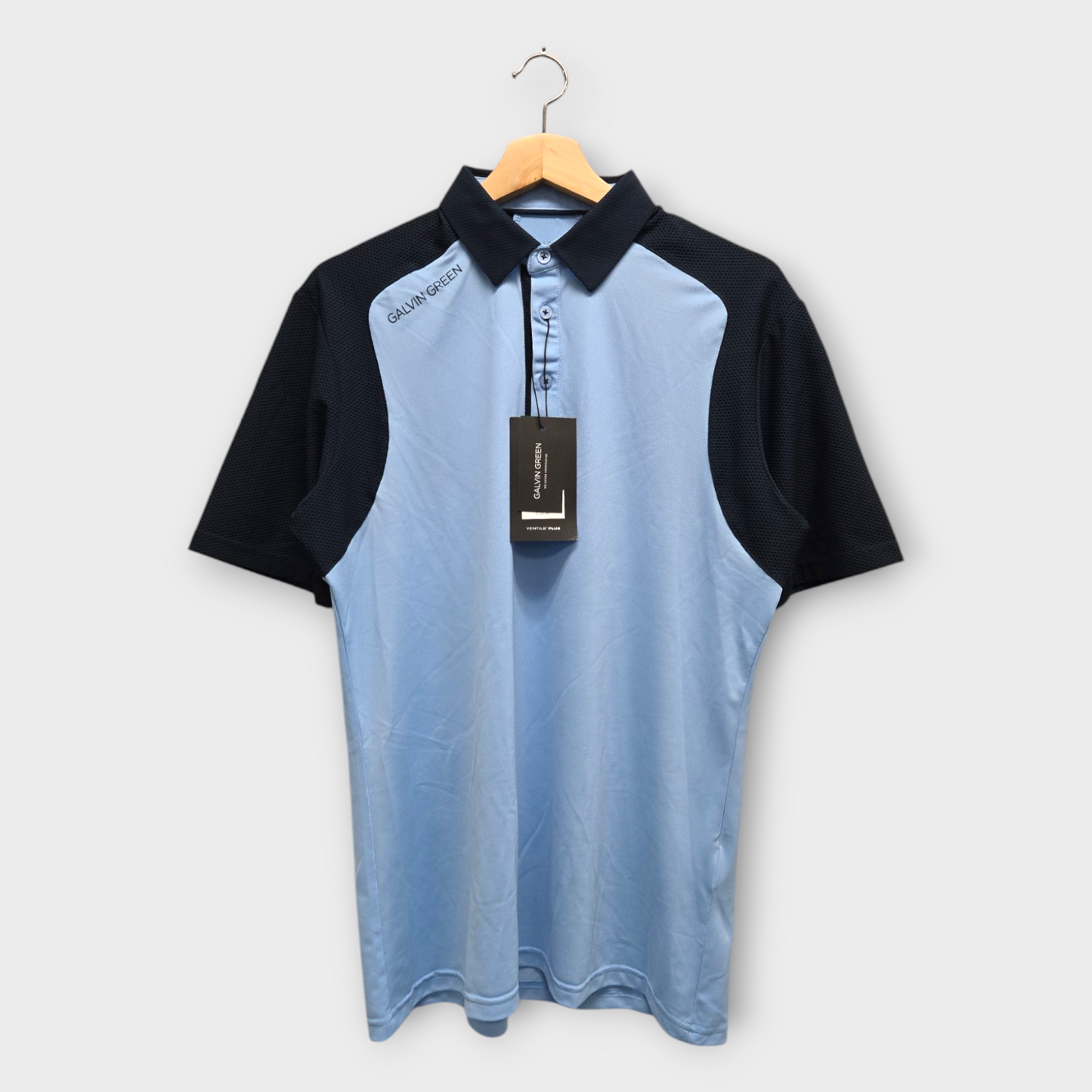 Galvin Green Golf Men's Polo Shirt Massimo (Navy/Blue) - Medium