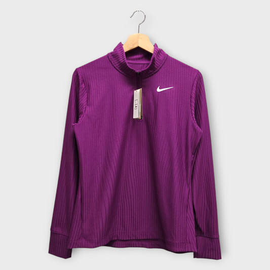 Nike Golf Women's Pullover Tour Dri-FIT ADV 1/4-Zip (Purple) - Small