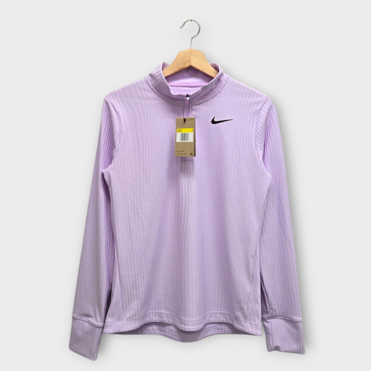 Nike Golf Women's Pullover Tour Dri-FIT ADV 1/4-Zip (Light Purple) - Small