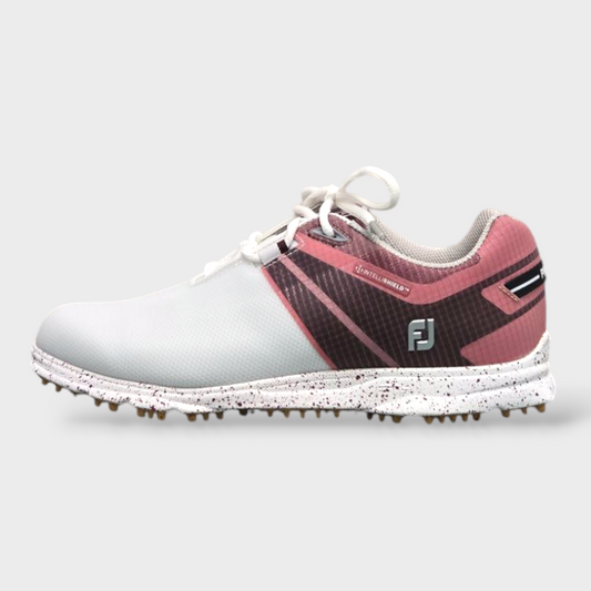 FootJoy Golf Women's Shoes Spikeless PRO/SL (White/Purple) - US 6.5