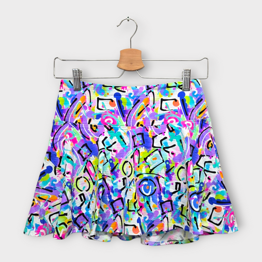 IBKUL Golf Women's Skort Print (Multicolor) - Small