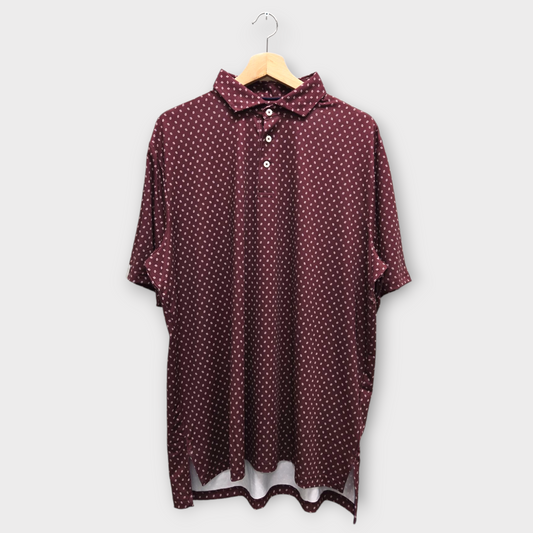 Ralph Lauren RLX Golf Men's Polo Shirt Pattern (Purple) - X-Large