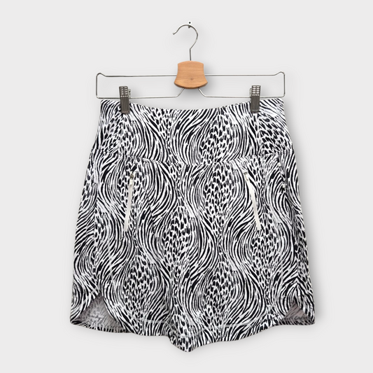 IBKUL Golf Women's Skort Print (Black/White) - Small
