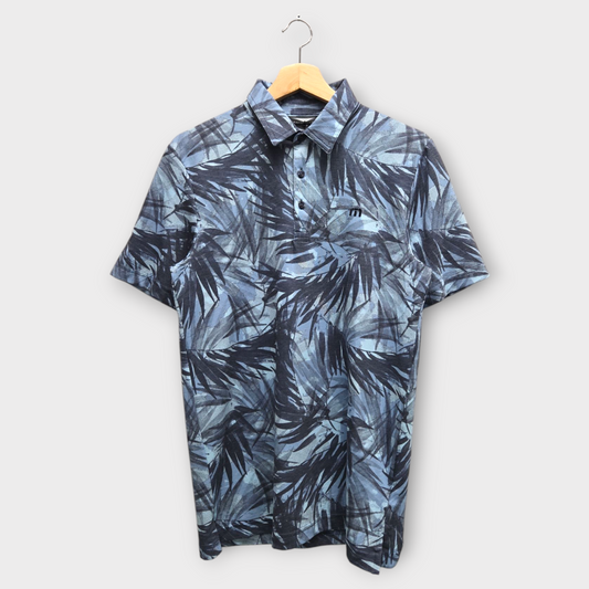 Travis Mathew Golf Men's Polo Shirt Forest Reserve (Navy/Blue) - Small