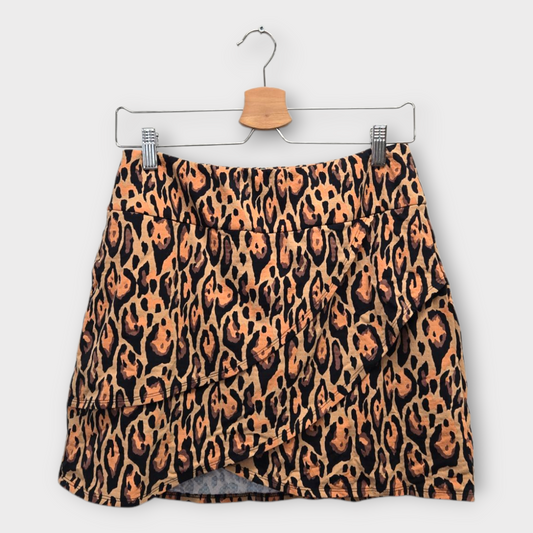 IBKUL Golf Women's Skort Print (Brown/Black) - Small