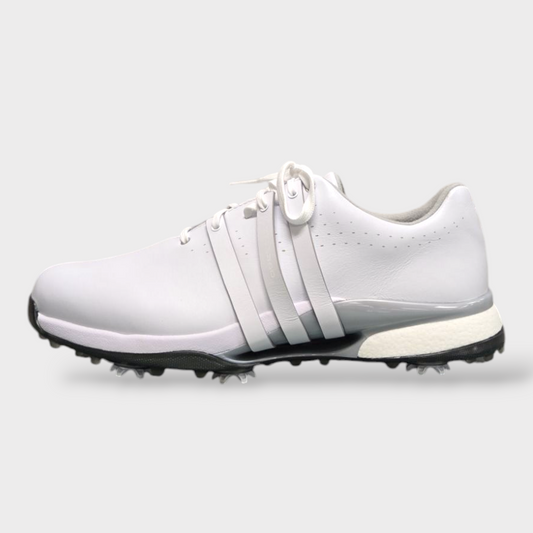 Adidas Golf Men's Shoes Spiked Tour 360 2024 (White/Gray) - US 11