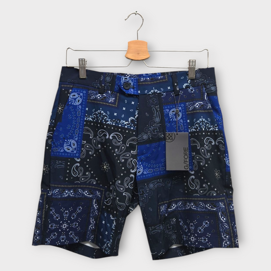 G/Fore Golf Men's Shorts Maverick Print (Navy/Blue) - 30W