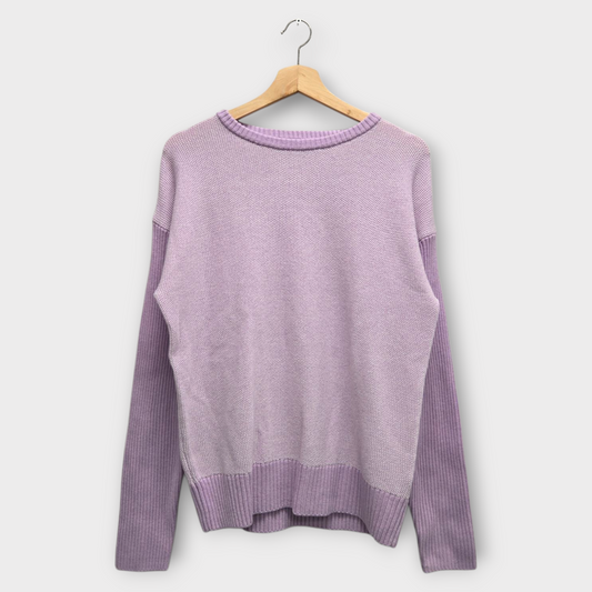 FootJoy Golf Women's Sweater Crewneck Long Sleeve (Purple) - Medium