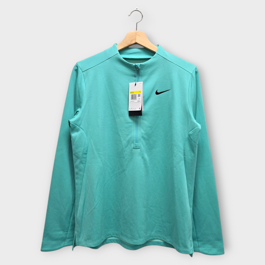 Nike Golf Women's Pullover Dri Fit UV Advantage 1/2 Zip  (Green) - Small