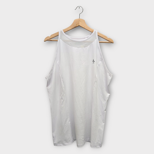 Original Penguin Tennis Women's Tank Top Solid (White) - X-Large