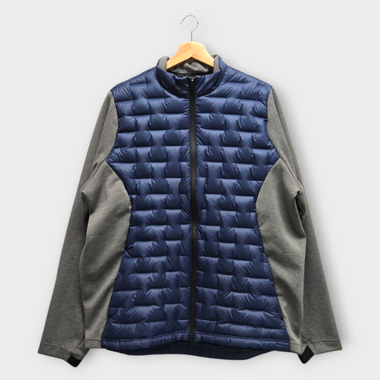 Adidas Golf Men's Jacket Frostguard Insulated (Blue/Gray) - X-Large