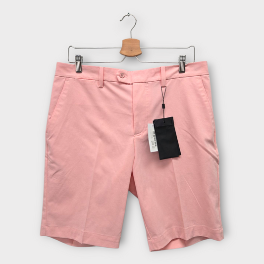 J.Lindeberg Golf Men's Shorts Vent Tight (Pink) - 32W