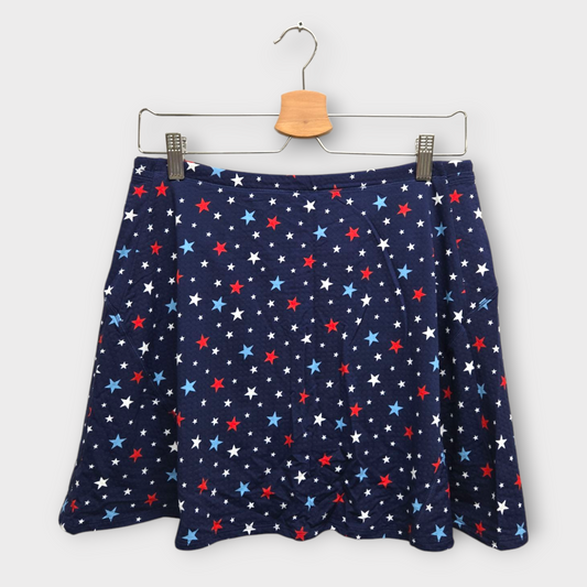 IBKUL Golf Women's Skort Star Print (Navy/White/Red) - Small