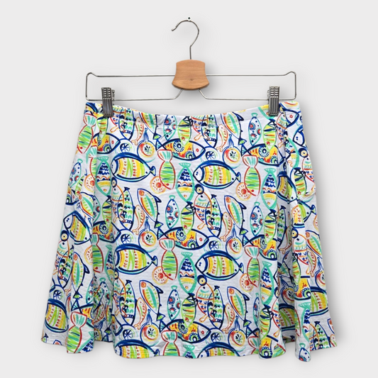 IBKUL Golf Women's Skort Print (Multicolor) - Small