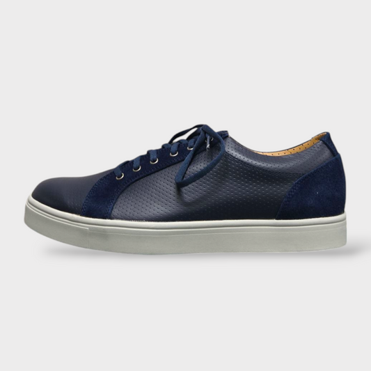 FootJoy Golf Men's Shoes Spikeless Club Casuals (Navy/Gray) - US 9.5