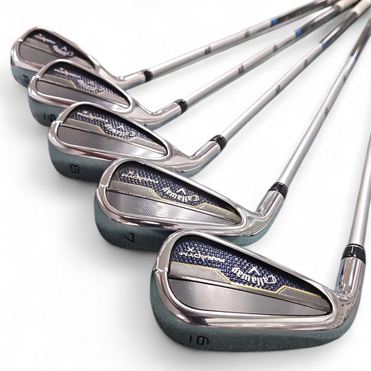 Callaway Golf Paradym X #6, 7, 8, 9 & P A-Flex Left Handed Graphite Iron Set (Pre-owned)