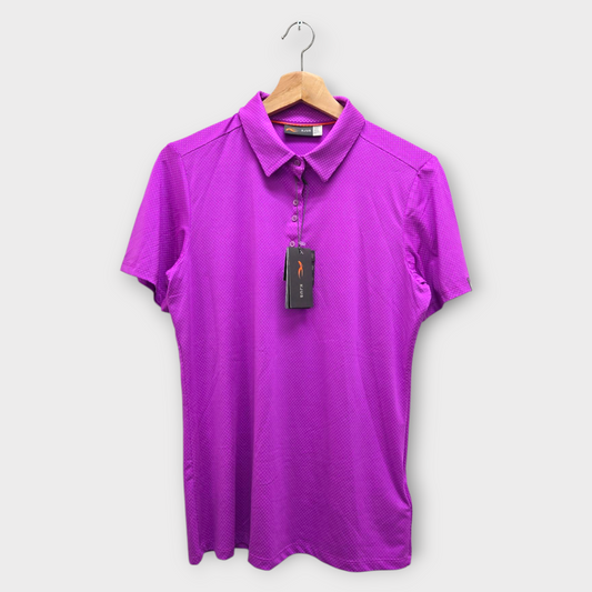 KJUS Golf Women's Polo Shirt Eve (Purple) - Large