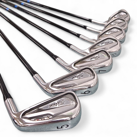Titleist Golf T100S #5, 6, 7, 8, 9, P & 48 S-Flex Right Handed Graphite Iron Set (Pre-owned)