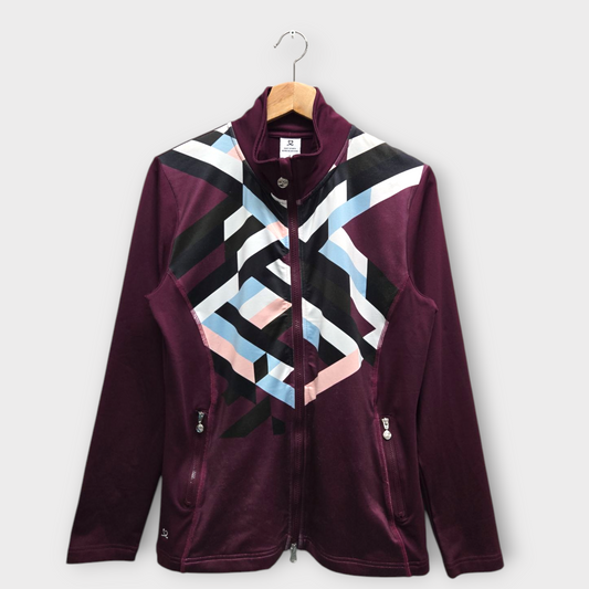 Daily Sports Golf Women's Jacket Tilly (Purple/White) - Medium