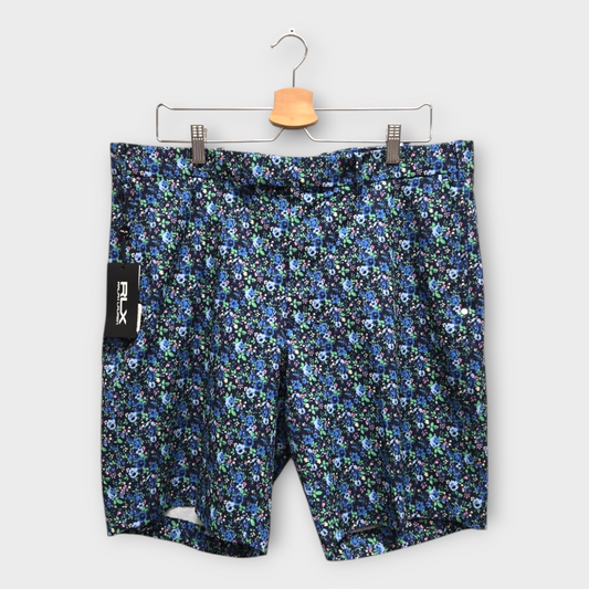 Ralph Lauren RLX Golf Men's Shorts Tailored Fit Pattern (Navy/Pink) - US 36