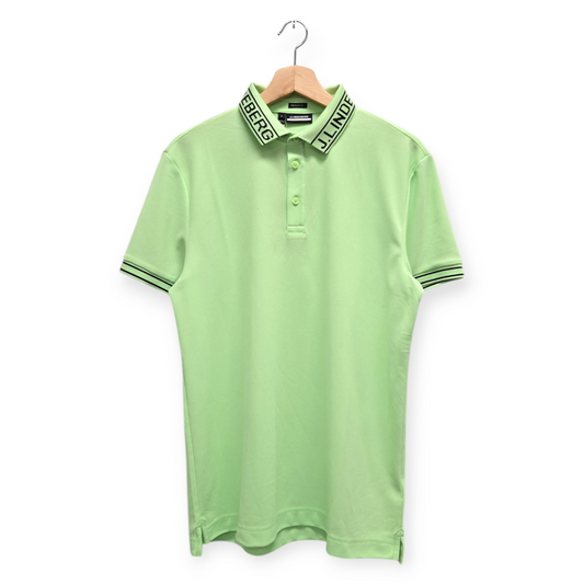 J.Lindeberg Golf Men's Polo Shirt Austin (Green) - Medium