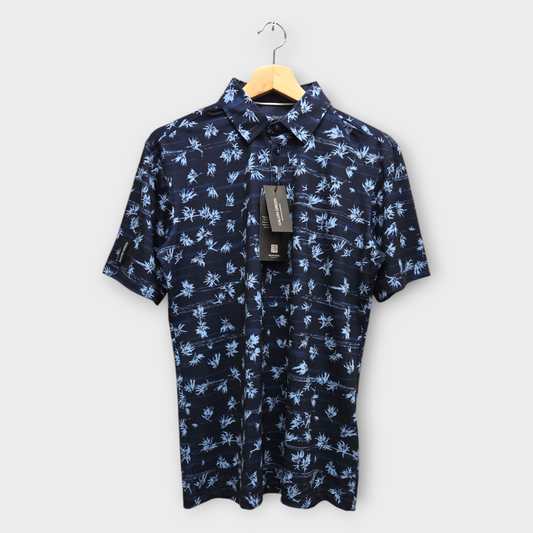 Galvin Green Golf Men's Polo Shirt Malik (Navy/Blue) - Small